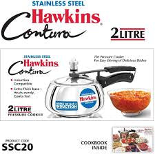 Hawkins Stainless Steel Contura 2 litre - Induction base Hawkins