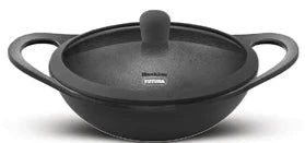 Hawkins Futura Cast Iron Kadhai 2L Kadhai