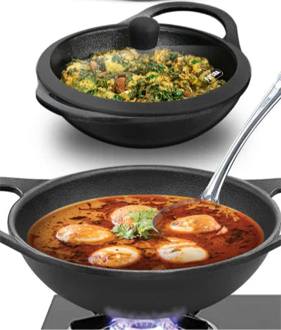 Hawkins Futura Cast Iron Kadhai 2L Kadhai