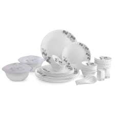 Cello Dazzle Dazzle 31pcs Opalware Dinnerset - Linear Glase Cello