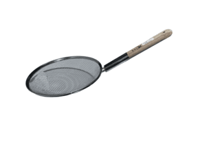 Zhong`s Ss Mesh Stainer 8" With Wooden Holder