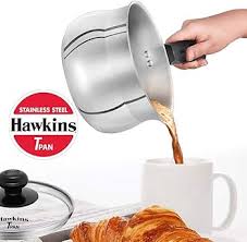 Hawkins Stainless Steel TeaPan 2ltrs With lid Induction - code SST20G gurumart.co.nz
