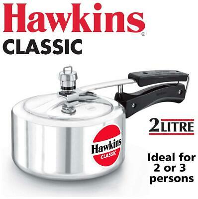 Hawkins Classic Aluminum Pressure Cooker, 2 Litre CL20 Hawkins