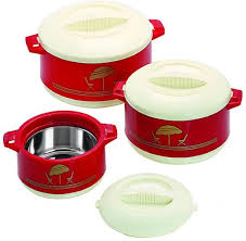 Cello Hot Chef Insulated Casserole Hot Pot  1500ml - Orange Cello